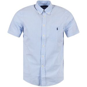 Men’s Ralph Lauren Textured Striped Short Sleeve Shirt. Sz XL